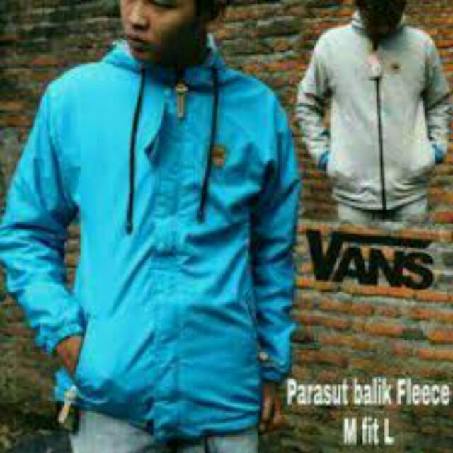 Jaket vans bolak balik turkish abu