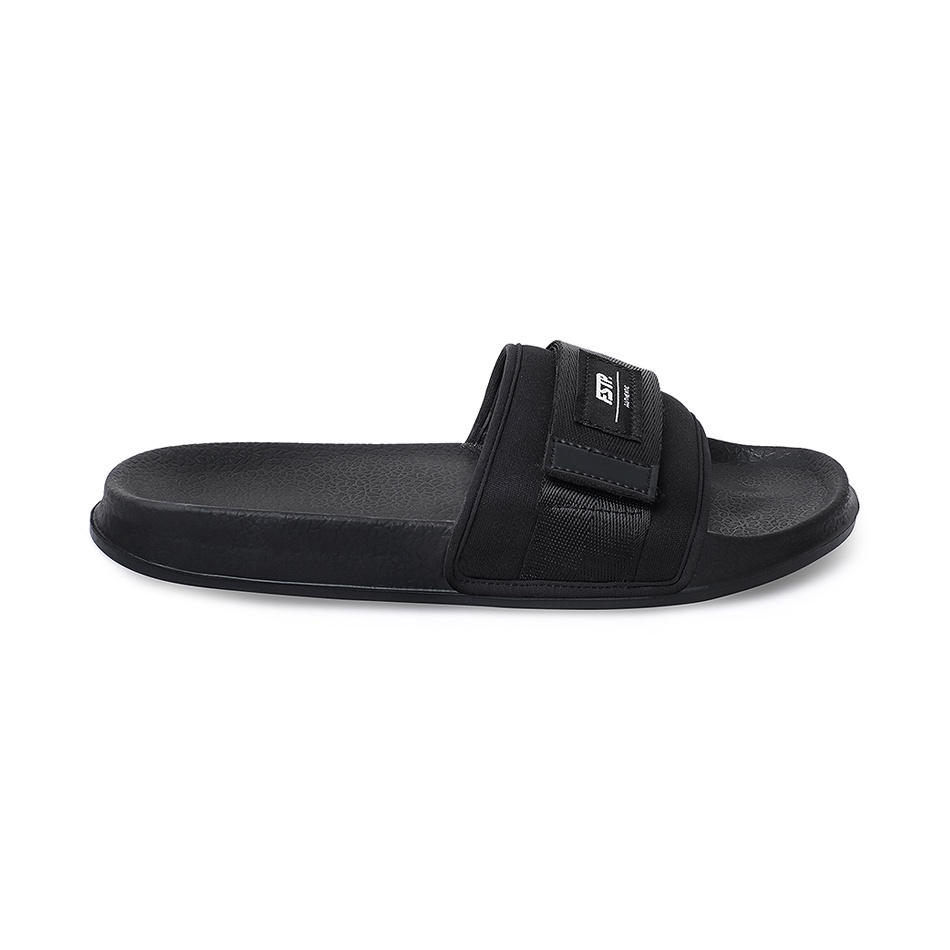 VOLTA BLACK ORIGINAL x FOOTSTEP Sandal Casual Hitam Pria Sendal Slide Jalan Santai Harian Slippers Hangout Main Kondangan Lebaran Slop Selop Karet Anti Slip Premium Slip On Remaja Dewasa Flip Flop Kerja Formal Sport Footwear Keren Terbaru Kekinian Branded