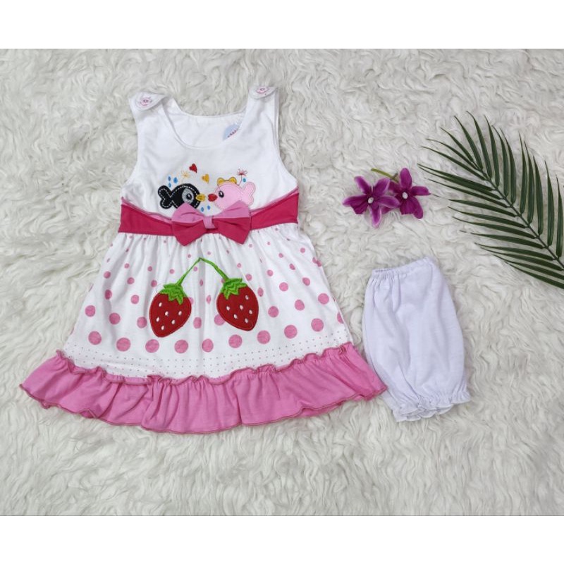 baju bayi perempuan set dres baby girl