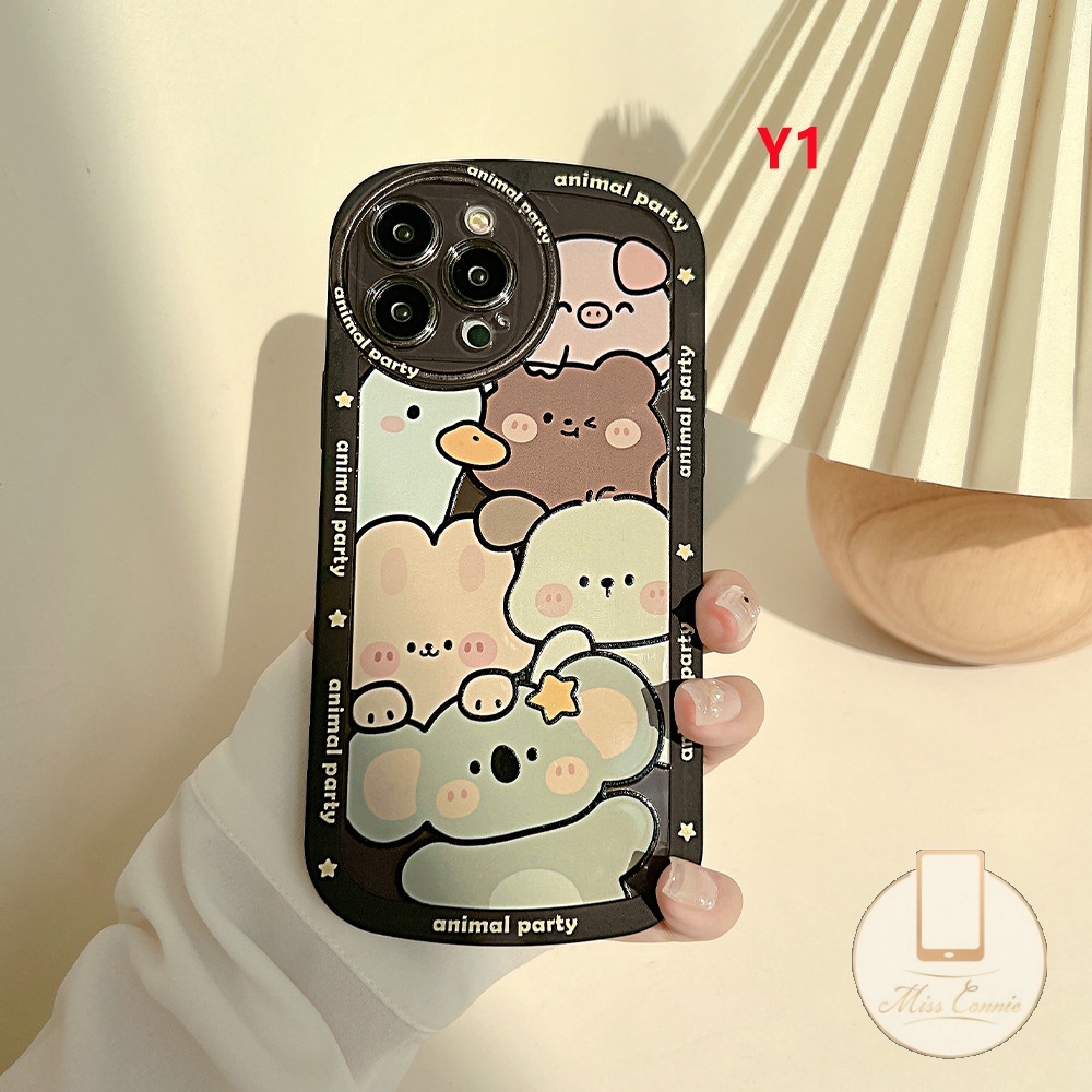 Soft Case TPU Motif Kartun Hewan Beruang Koala Bebek Babi Untuk Redmi Note 9Pro 11Pro 9s 10 8 10s 11 10Pro 9T 10 9 10A 10C 9C