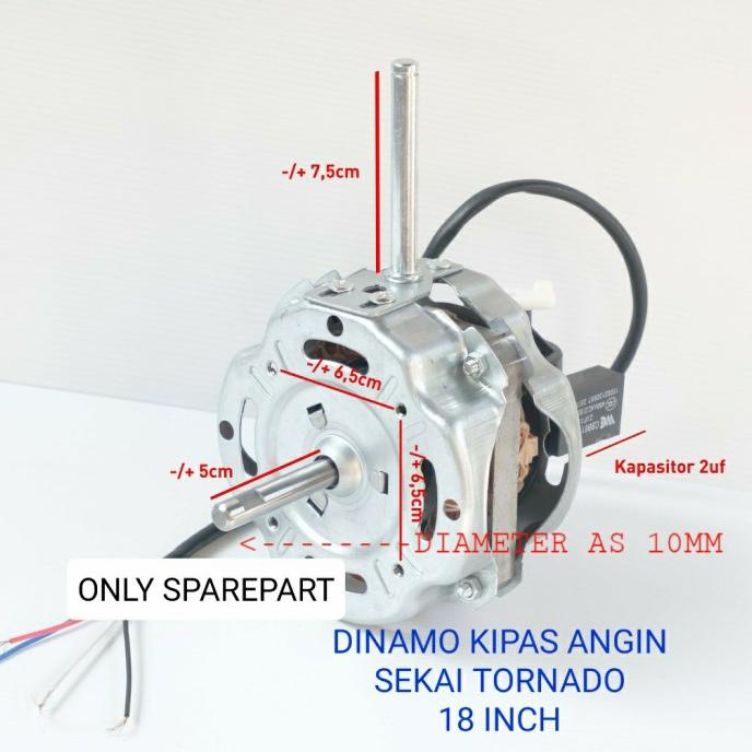 Dinamo Kipas Angin Sekai Ist 1851 Dinamo Kipas Sekai Tornado 18 Inch Termurah