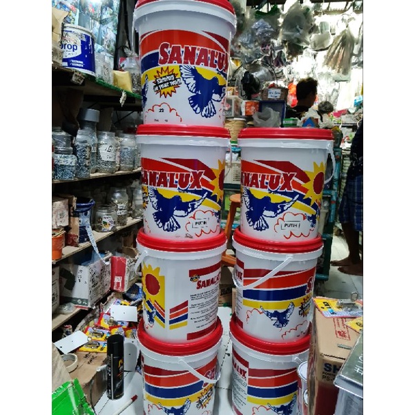 Cat Tembok Ekonomis Sanalux 22 Kg Warna Putih