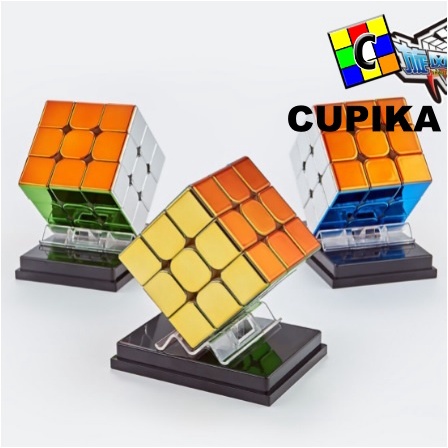 RUBIK 3x3 CHROME CYCLONE BOYS FEIJUE 3x3x3 ASLI Original