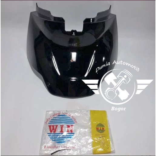 WIN - Cover Tangki Tutup Mesin New Scoopy Fi 2017 2018 2019 2020 Warna Hitam Merek Win