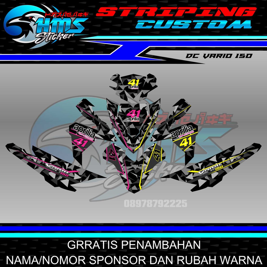 DECAL HONDA VARIO 150 LED OLD