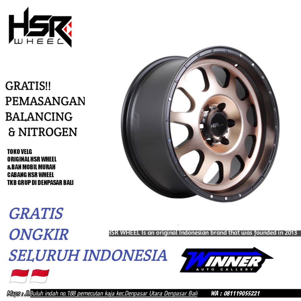 Velg Pajero Sport Fortuner VRZ Corollado Ring 20 Lebar 9 - HSR Wheel