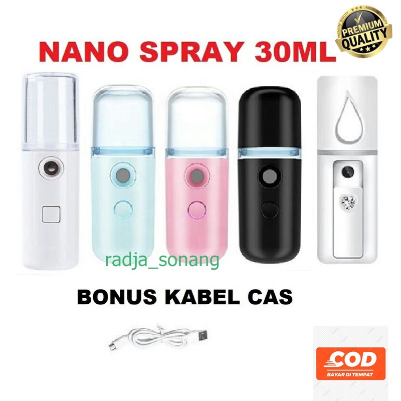 (COD) NANO MIST SPRAYER / MINI NANO SPRAY ANTI BOCOR / PELEMBAB WAJAH HANDY MIST SPRAY