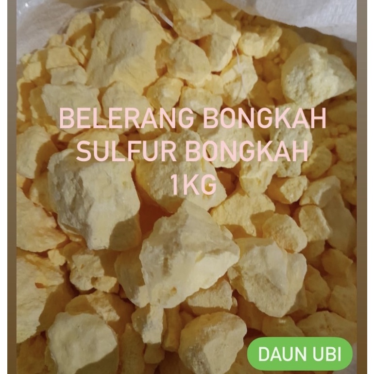 Sulfur / Belerang Bongkah / Sulphur Bongkahan (1KG)