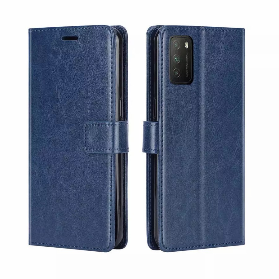 Oppo A53 Flip Wallet Leather Case Cover Casing Dompet Kulit