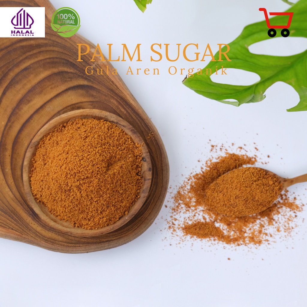 Gula Aren - Palm Sugar - Brown Sugar - Kualitas Super - 1 Kg Organik