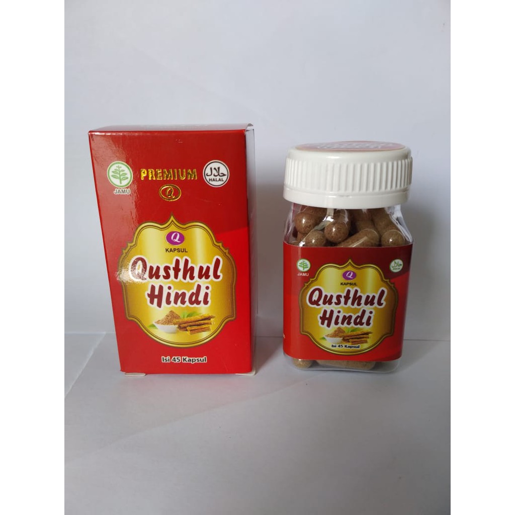 Qusthul Hindi Kapsul original Premium meningkatkan daya tahan tubuhisi 45 kapsul  Bisa COD