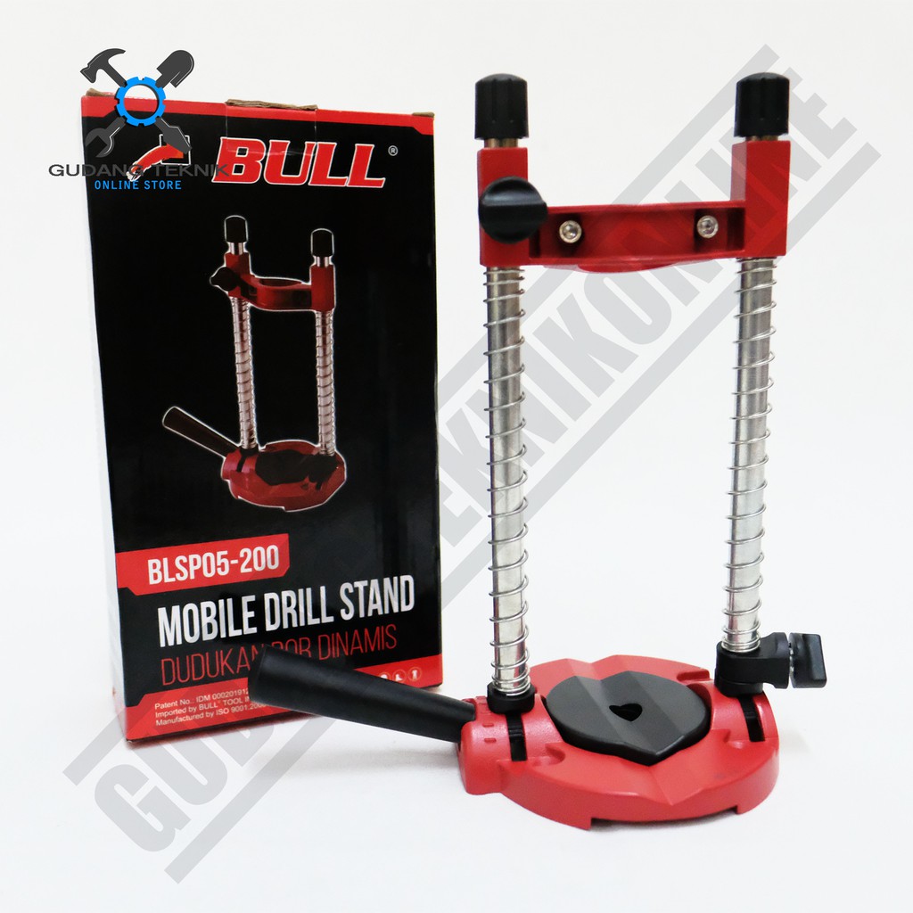 Dudukan bor dinamis mobile drill stand BULL BLSP05-200