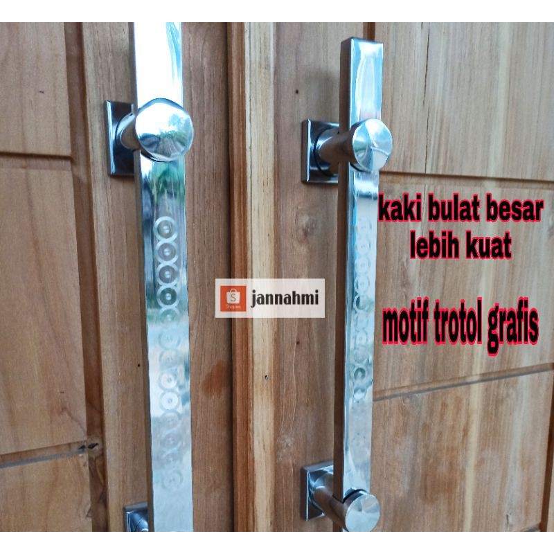 handle pintu stenlis kaki jumbo 60cm