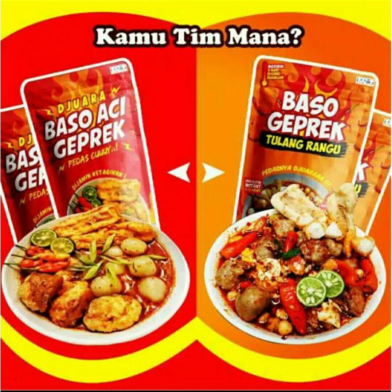 

BASO ACI GEPREK TULANG RANGU