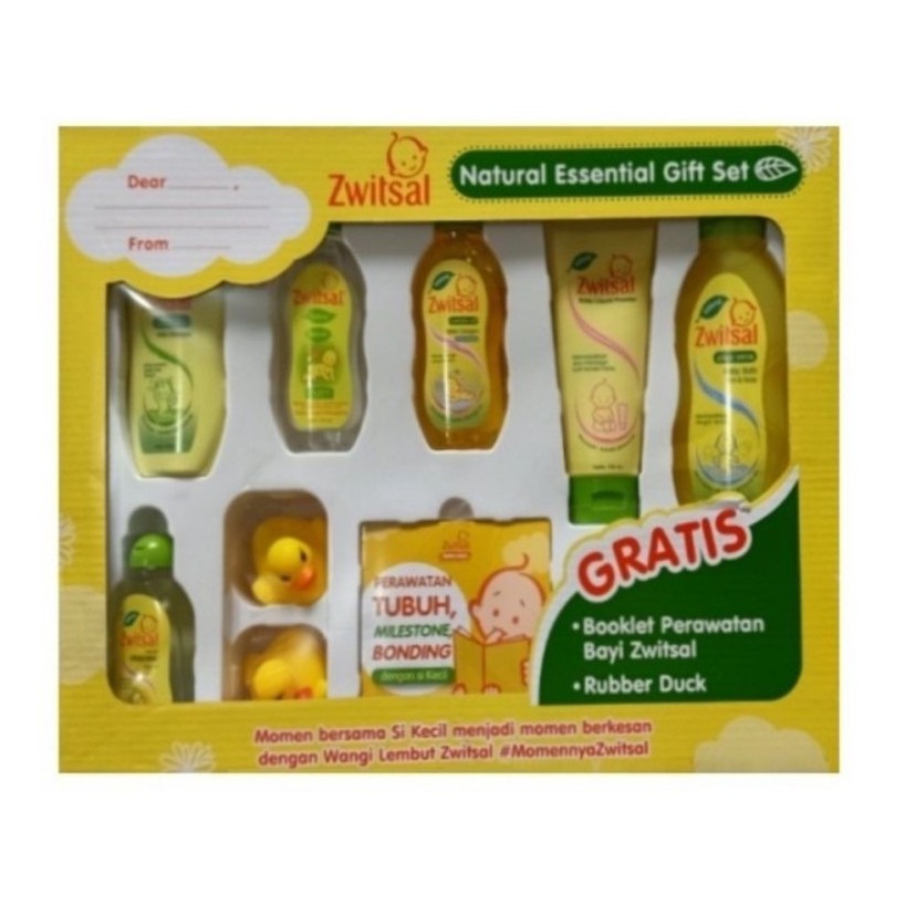 Zwitsal Baby Spa Paket Gift Box Set 6in1 Kado Bayi