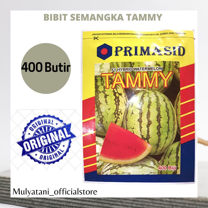 Bibit Benih Semangka Tammy Primasid 400 Butir Original Kemasan Pabrik