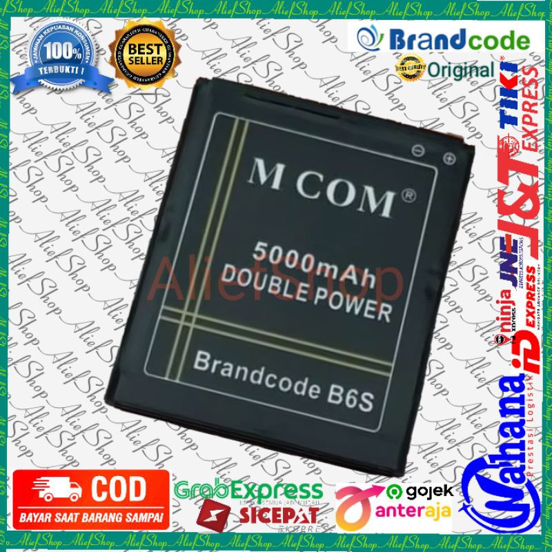 Batrai Brandcode B6S Batre Brand Code B 6S Baterai Original