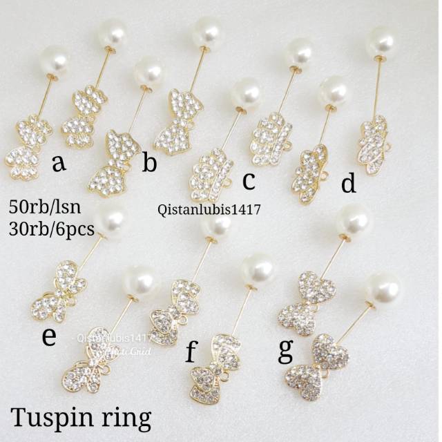 Tuspin ring gold