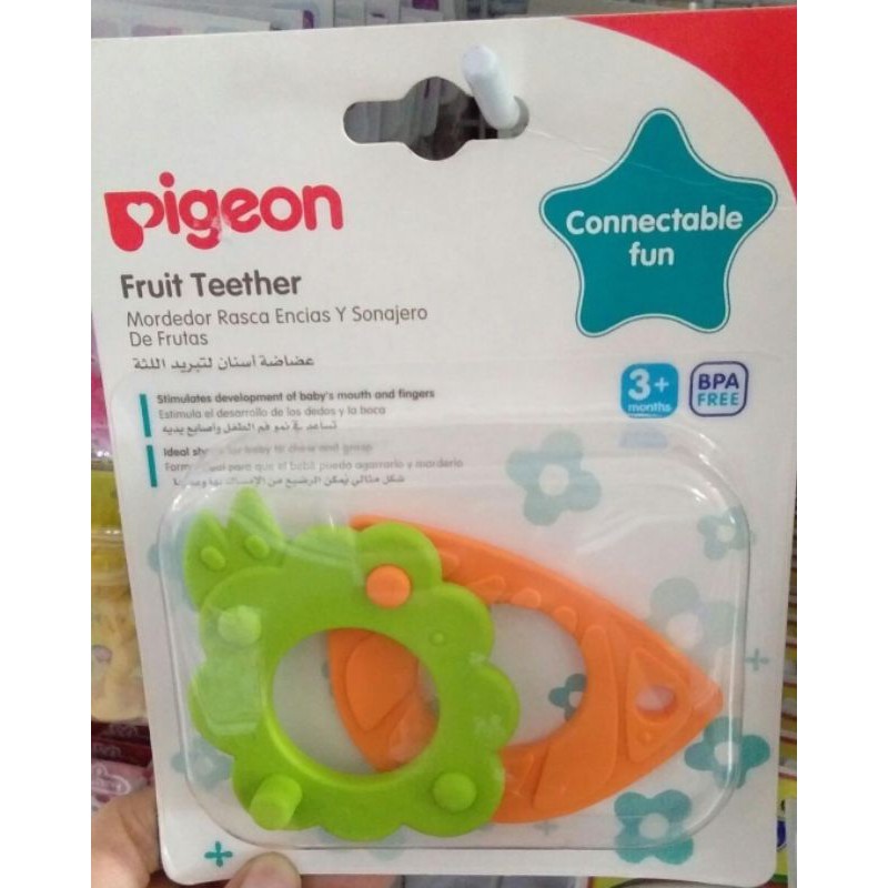 Pigeon Fruit Teether/ Gigitan Bayi Aroma Buah