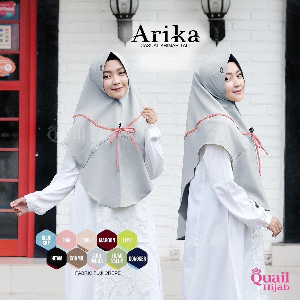 ARIKA QUAIL - HIJAB INSTAN | PREMIUM JILBAB ORI QUAIL