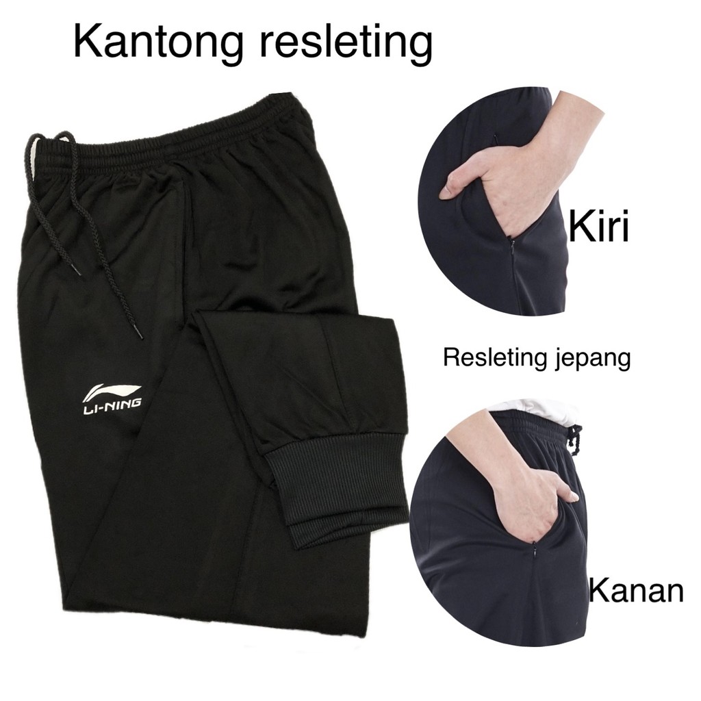 Jogger Pants / Celana Training Jogger Panjang LI01 RESLETING