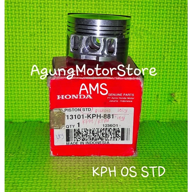 PISTON SEHER HONDA KHARISMA / SUPRA X KODE KPH OVERSIZE STANDART ORI AHM