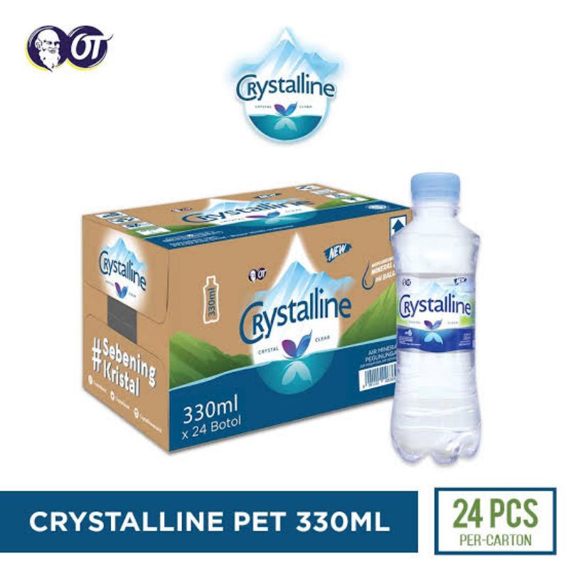 

Crystalline Air Minum 330 ml - 1 dus isi 24 pcs