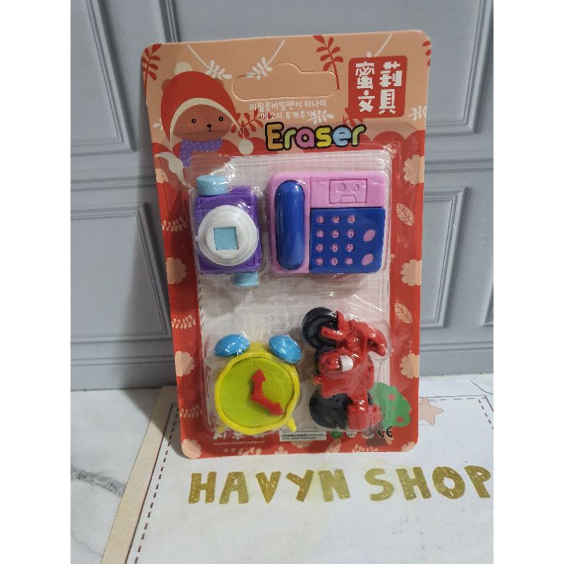 penghapus hewan/stip animal/hapusan lucu-I