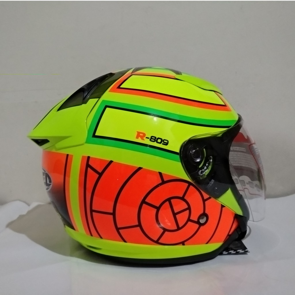 HELM SHEL  ROVER  R - 809   YELLOW  FLOU