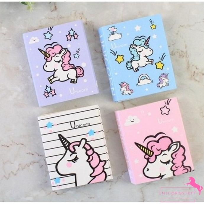 

Buku Lipat Sticky Notes Unicorn Tulis Anak Unicorn Notebook Catatan