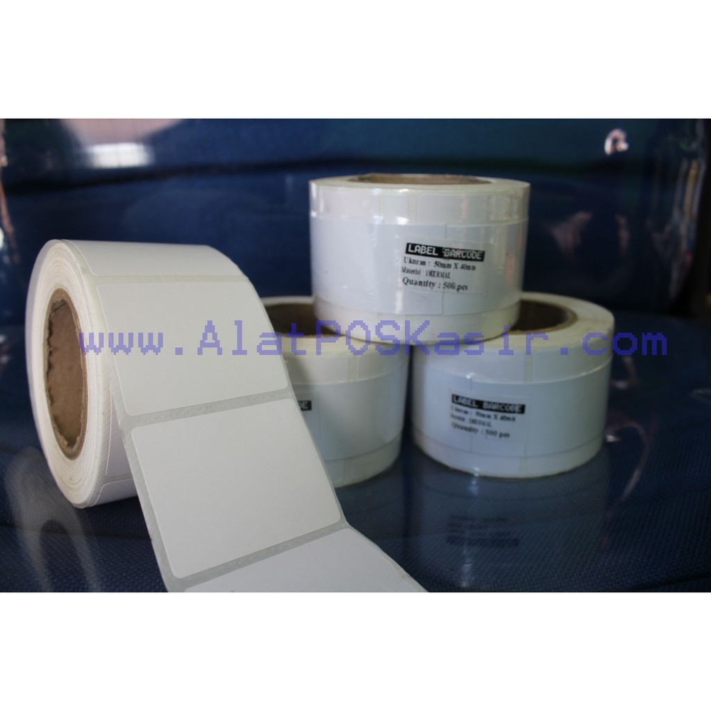 

Barcode Label Thermal 50x40 / Stiker label timbangan Digital DIGI SM 100 Series isi 500label