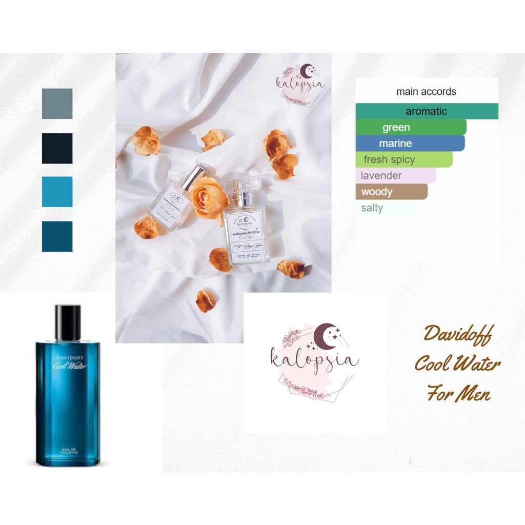 Perfume & Candle Inspired by : Cool Water For Men (Used by : Jongho Ateez)