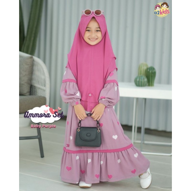 Gamis Ammora A2kids / Gamis Anak Perempuan
