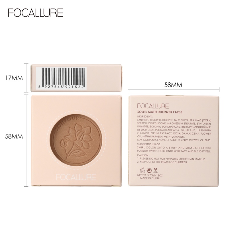 FOCALLURE Full Coverage Creamy Contour #JasmineMeetsRose FA233