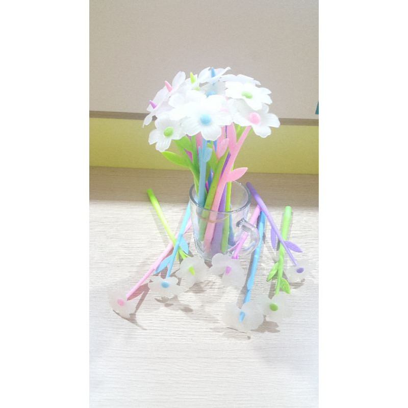 

ballpoint warna, ballpoint bunga, pulpen warna, pulpen bunga palsu, pulpen cantik, pajangan, vas