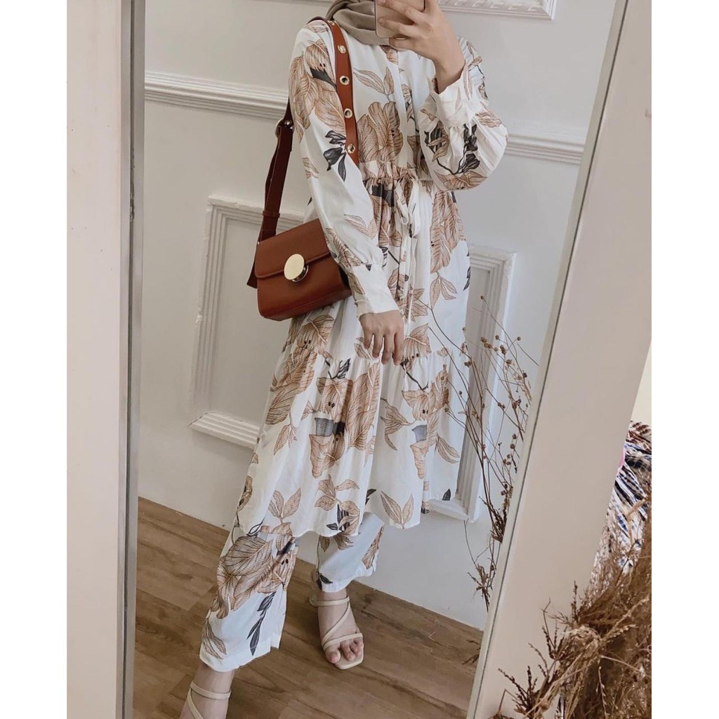 INDIRA ONE SET / OMYRA ONE SET / STELAN WANITA-CHILA WHITE