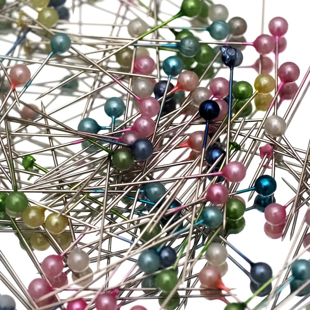 Jarum Pentul ISI BANYAK Hijab Mutiara / Jarum Hijab Premium / Pearl Head Pins Murah Grosir