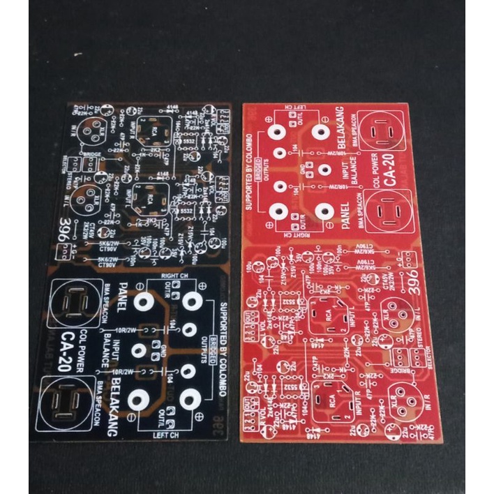 PCB Panel Belakang Input Balance CA-20 Tipe 396
