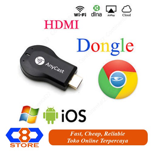 HDMI DONGLE ANYCAST MIRACAST WIFI DISPLAY RECEIVER