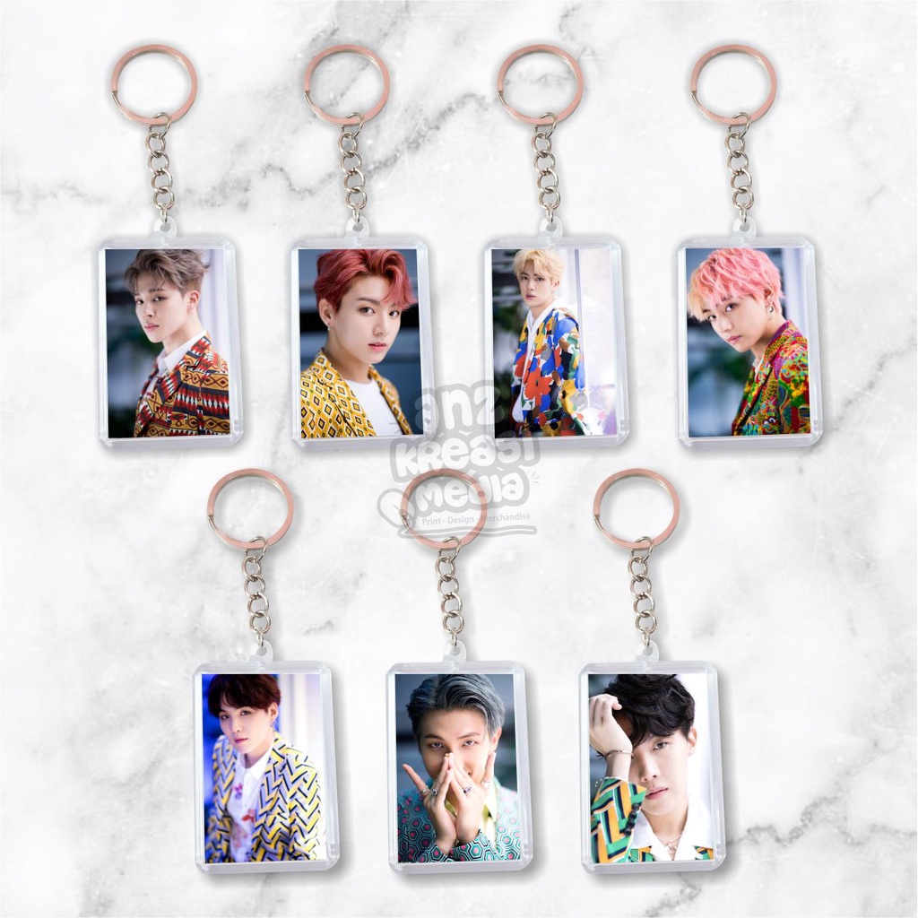 (READY STOCK) GANTUNGAN KUNCI AKRILIK BTS IDOL - SOUVENIR KPOP MURAH UNOFFICIAL