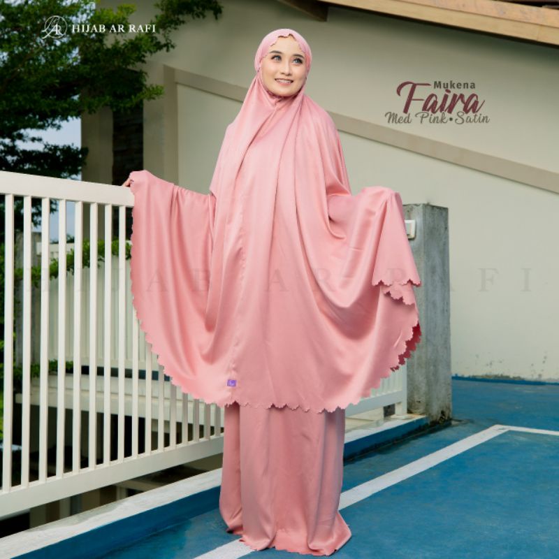 terbaru mukena faira mukenah arrafi rukuh satin mewah ori Ar Rafi eksklusif nyaman perlengkapan sholat wanita muslimah dewasa