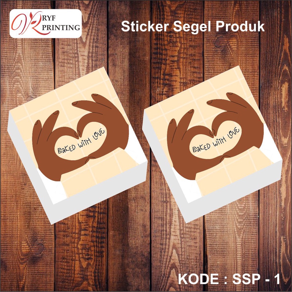 

STICKER SEGEL UNTUK PRODUK CAKE & BAKERY