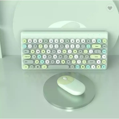 Keyboard Mouse Wireless Combo Mini Fashion