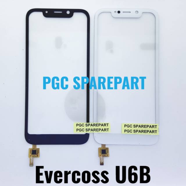 Original Touchscreen Evercoss U6B - Evercross Cross Kaca Layar Sentuh TS