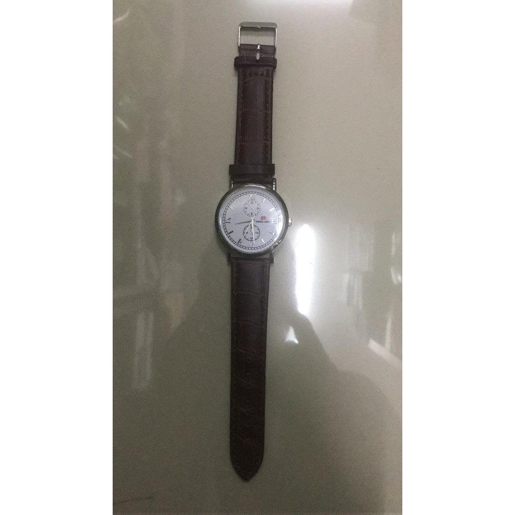 SALE - Jam Tangan Wanita - Leather - Analog Quartz Movement - Cokelat - SA0290