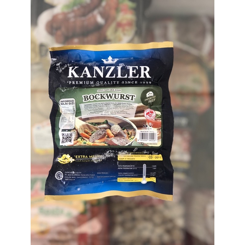 

Kanzler Cheese Frankfurter / Bockwurst 360gr SEMARANG