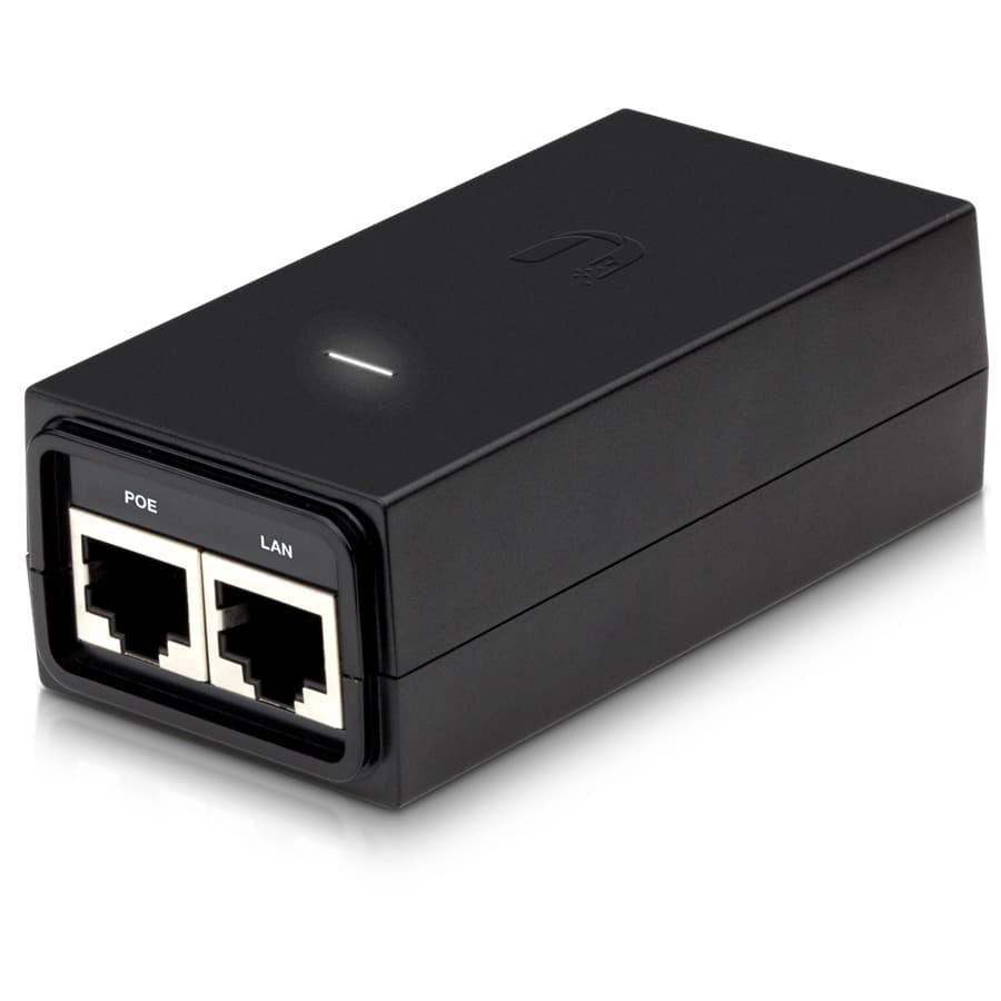 UBNT UBIQUITI POE-24-12W  POE 24V 0.5A POE Adaptor black