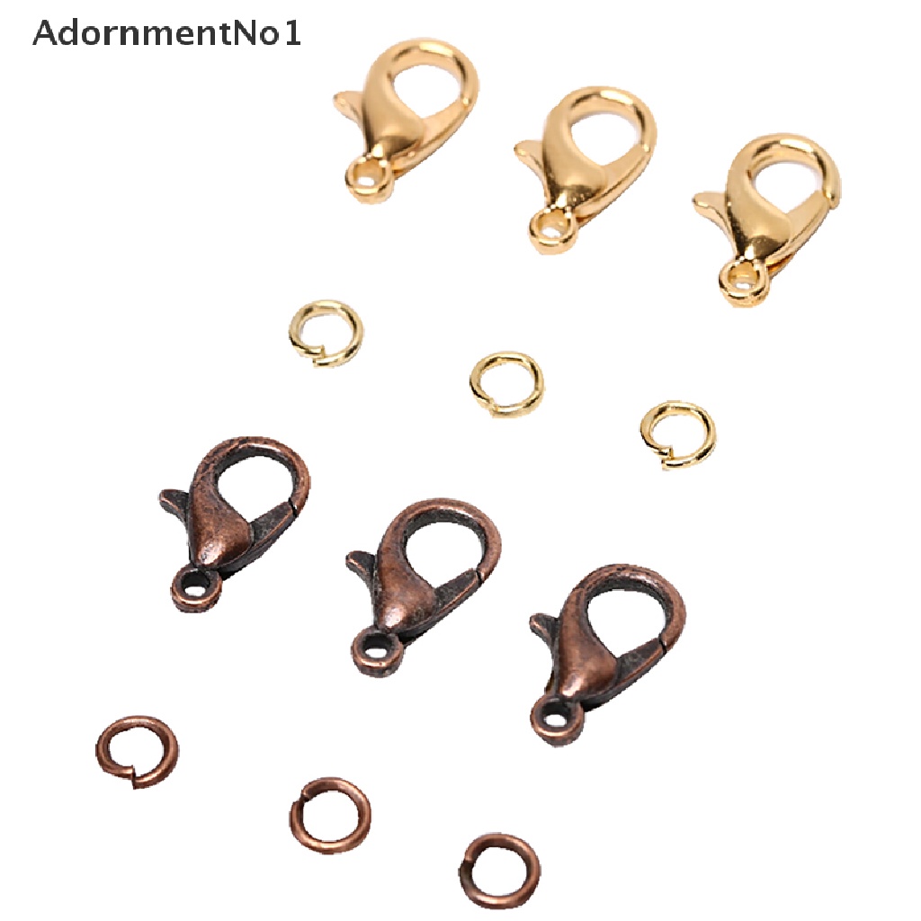 [AdornmentNo1] 960PCS Jewelry Making Lobster Clasp Hooks Jump Ring For Necklace Bracelet DIY [new]