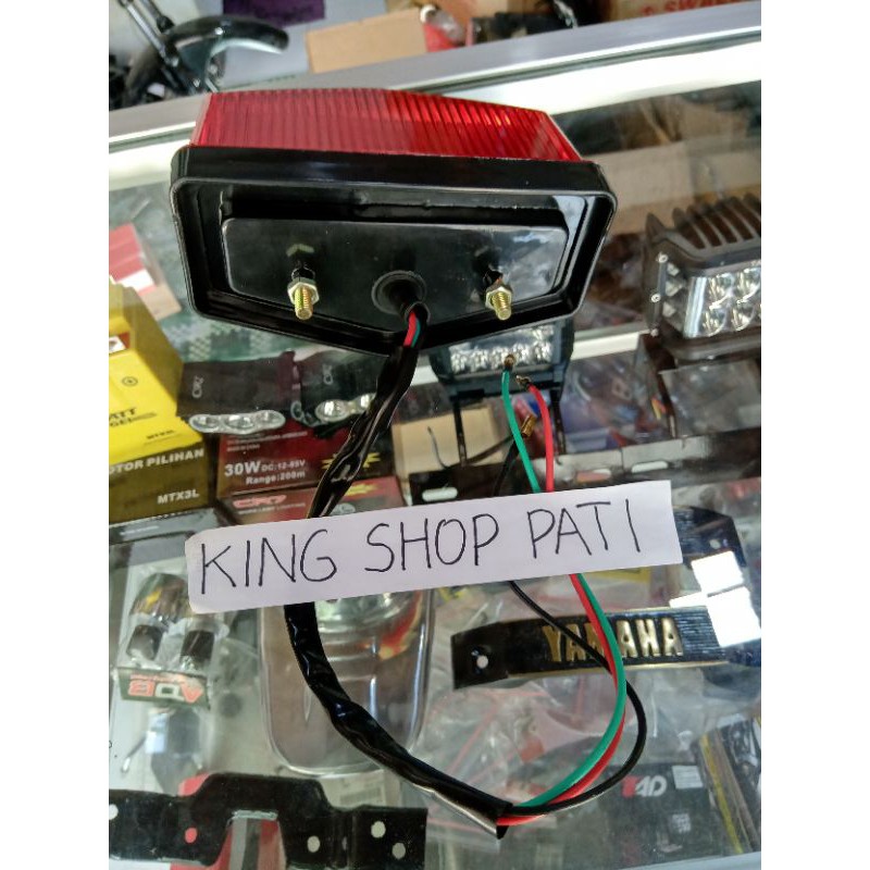 stoplamp led assy rx king merah