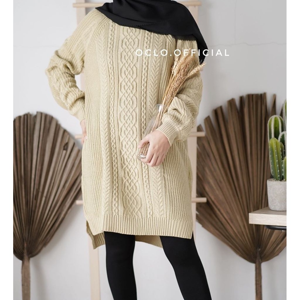 Tunik Rajut Premium Wanita / Tunik Rajut / Sweater Rajut Wanita